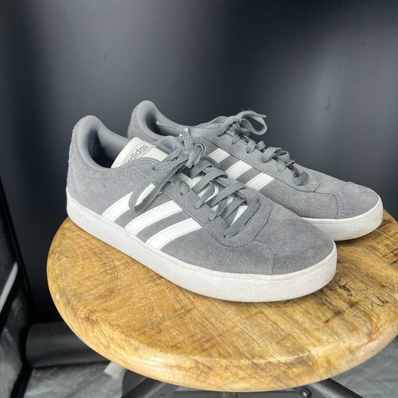 adidas Shoes - Adidas gray suede shoes Size 6 1/2 women